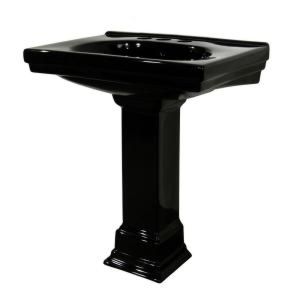 Foremost FL1950SBK Structure Suite Lavatory Pedestal Sink Combo