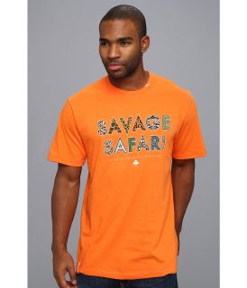 L R G Savage Safari Tee Mens T Shirt (Orange)