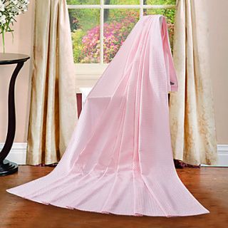 Siweidi Solid Color Double Cotton Jacquard Towel(Pink)