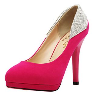 Suede Womens Stiletto Heel Platform Pumps/Heels Shoes (More Colors)