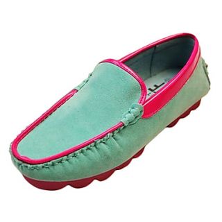 Suede Womens Flat Heel Comfort Loafers Shoes (More Colors)