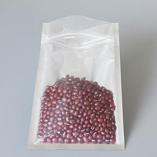 Bleuets 1723cm Yin and Yang Plating Food Packaging Open Top Transparent Aluminum Foil Ziplock Bags