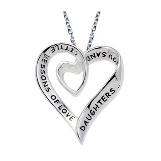 Bridge Jewelry Necklace, Silver Heart
