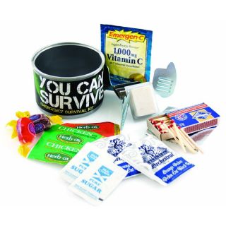 Grabber Outdoors You CAN Survive Emergency Survival Kit Multicolor   4513YCS