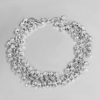 High Quality Classic Silver Silver Plated Beads Charm Bracelets