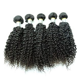 Virgin Hair Unprocessed Human Hair Kinky Curly Natural Color 16Inches