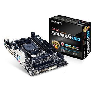 Gigabyte GA F2A88XM HD3 A88 Support 760K 6800K M ATX Motherboards for Desktop Comuputers