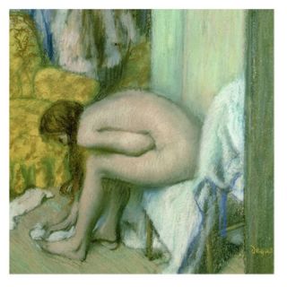 After the Bath 1886 Canvas Art by Edgar Degas Multicolor   BL0243 C3535GG, 35W
