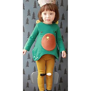 Girls Cartoon Lovely Long Sleeve Clothing Sets