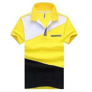 Mens Summer Fashion Short Sleeve Polo T shirt