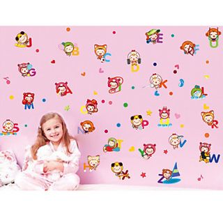 Cartoon Numbers for Kids Stikers, Removable Wall Stickers