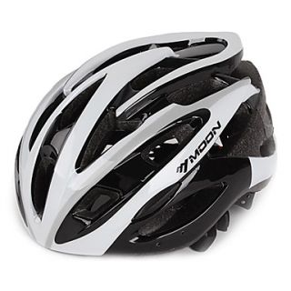 MOON Cycling White PCEPS 28 Vents Protective Helmet