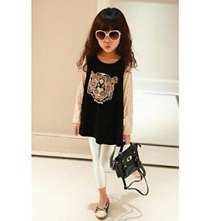 Girls Fashion Tiger Style Lovely O Neck Tees