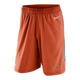 Nike SpeedVent (NFL Chicago Bears) Mens Training Shorts   University Orange