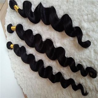 Mixed Lengths 10 12 14 Inches Peruvian Loose Wave Weft 100% Virgin Remy Human Hair Extensions