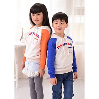 Childrens Casual Letter Pattern Cotton Hoodies