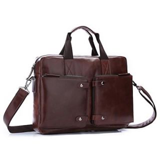 Men Classic Vintage Fashion Bag With Leather
