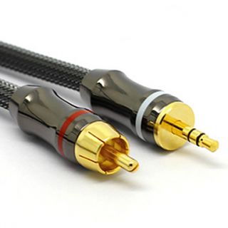 3.5mm to RCA M/M Audio Cable Gray(3M)