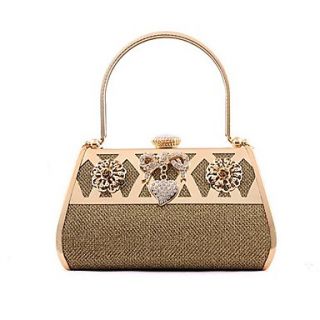 WomensThe new metal diamond evening bag handbag (lining color on random)