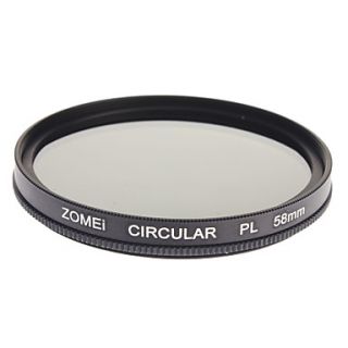 ZOMEI Professional Optical CPL Filters Super Circular Polarizer HD Class Filter (58mm)