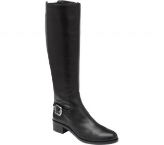 Womens Vince Camuto Volero 2 Wide Calf   Black Leather/Elastic Boots