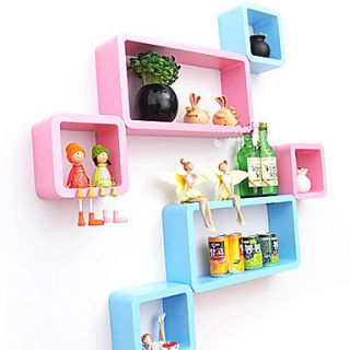 Pop Pure Color Arc Corner Domestic Storaging Shelf