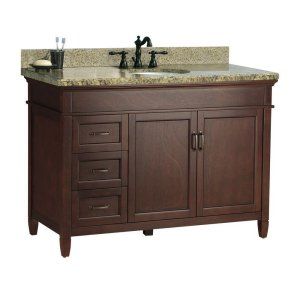 Foremost ASGAQD4922D Ashburn 49 Vanity with Left Drawers & Granite Top