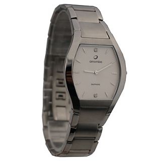 Loveshow Stainless Steel Ultra Thin Shockproof Waterproof Wristwatch for Women