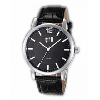 Loveshow Ultra Thin Japanese Import Movement Waterproof Wristwatch Z13 0001SBB for Men