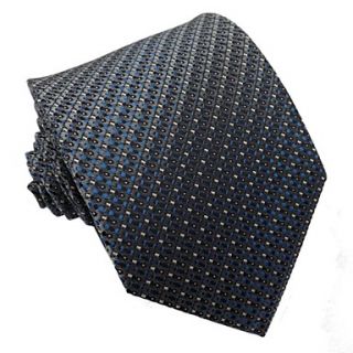 Mens Navy Blue Italy Style Fashion Dot Cute Woven Necktie
