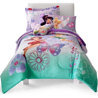 Disney Fairies Sparkling Friendship Twin/Full Comforter, Girls