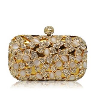 Female Gorgeous Opal with Austria Rhinestones/Crystal Evening Handbags/ Clutches