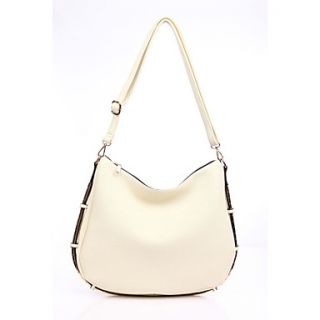 HONGQIU Womens Delicacy Leather Hobo Bag(White)
