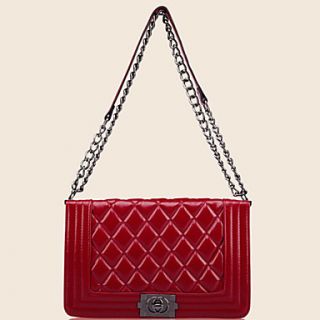 XIUQIU Womens Elegant Crossbody Bag(Red)