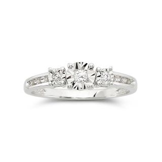 1/10 CT. T.W. Diamond Promise Ring, White, Womens