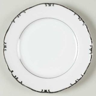 Bristol (Japan) Baronet Bread & Butter Plate, Fine China Dinnerware   Scalloped,