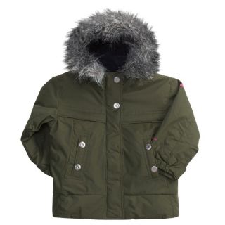 Columbia Sportswear Bettys Peak Jacket   Insulated (For Toddler Girls)   SURPLUS GREEN (3T )