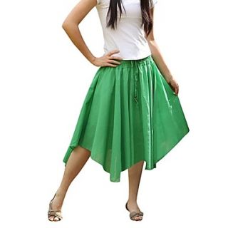 Womens Long Maxi Pure Folk Irregular Elastic Skirts