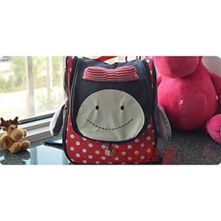 Childrens Stipy Cartoon Safety Harness Backpack(Girls)
