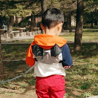 Childrens Simple Portable Safety Harness Backpack(Bat)