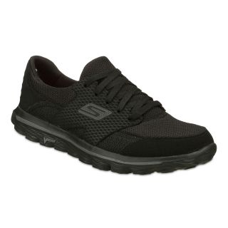 Skechers Go Walk Mens Lace Up Sneakers, Black