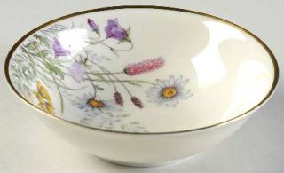 Franconia   Krautheim Meadow Flowers Coupe Cereal Bowl, Fine China Dinnerware  