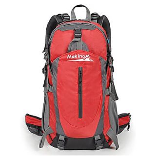 MAKINO 40L Waterproof Nylon Outdoor Backpack with Raincover