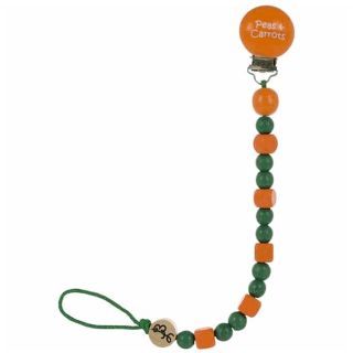 Bink Link Peas And Carrots Pacifier Clip