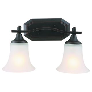 Design House Juneau 2 light Energy Star Oil Rubbed Bronze Wall Sconce