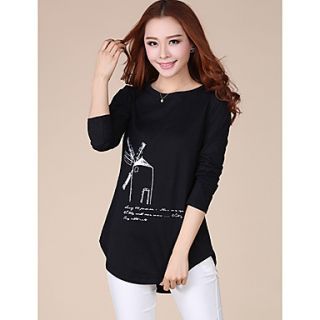 Xuanran Womens Knitwear Black Shirt