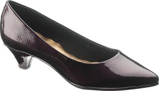 Womens Soft Style Alesia   Grape Pearlized Patent Low Heel Shoes
