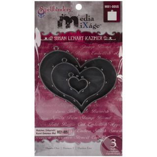 Media Mixage Bezel hearts 1, Silver