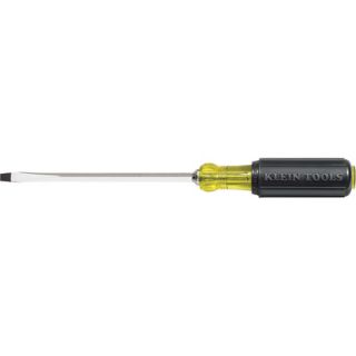 Klein Tools Slotted Screwdriver   8in. Shank, 3/8in. Tip, Model# 600 8