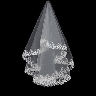 1 Layer Waltz Length Wedding Veil